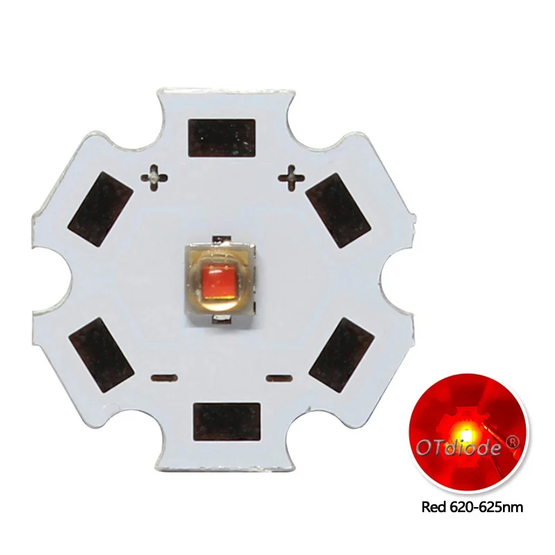 100PCS LED 1W 3W XPE 고전력 칩 비즈 XPE 3535 램프 교체 차가운 따뜻한 흰색 녹색 딥 레드 660nm 로얄 블루 전체 스펙트럼