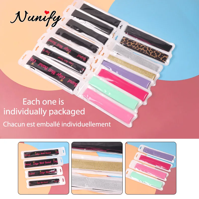 Adjustable Elastic Edge Wrap Scarf 60Cm Wig Band For Edges