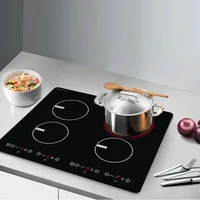 Built In 4 Plate Induction Hob Electric Stove 6800W Induction Cooktop With 4 Power Boost Burners 1
