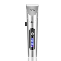 Youpin RIWA Hair Clipper Professional Electric Trimmer For Men With LED Screen Washable Rechargeable Men Strong Power Steel Head 2