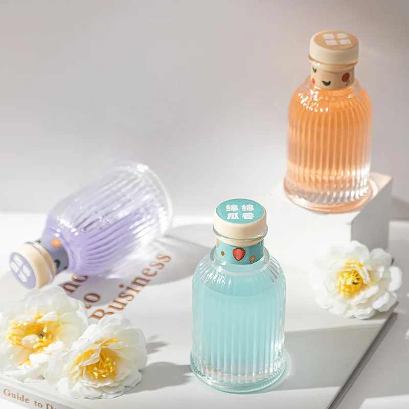 80ml Fruity Aromatherapy Essential Oil Rattan Aromatherapy Bedroom Toilet Deodorant Household Decoration Diffuser Air Freshener