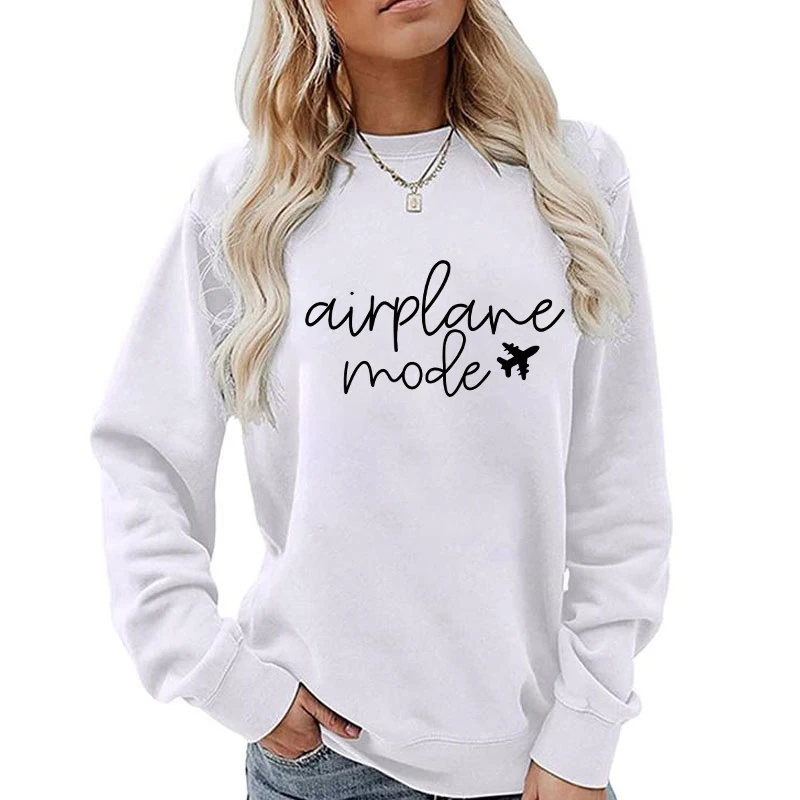 

(A+Quality)Airplane Mode Printed Oversized Long Sleeve Sweatshirts Unisex Casual Loose Long Sleeve Clothes