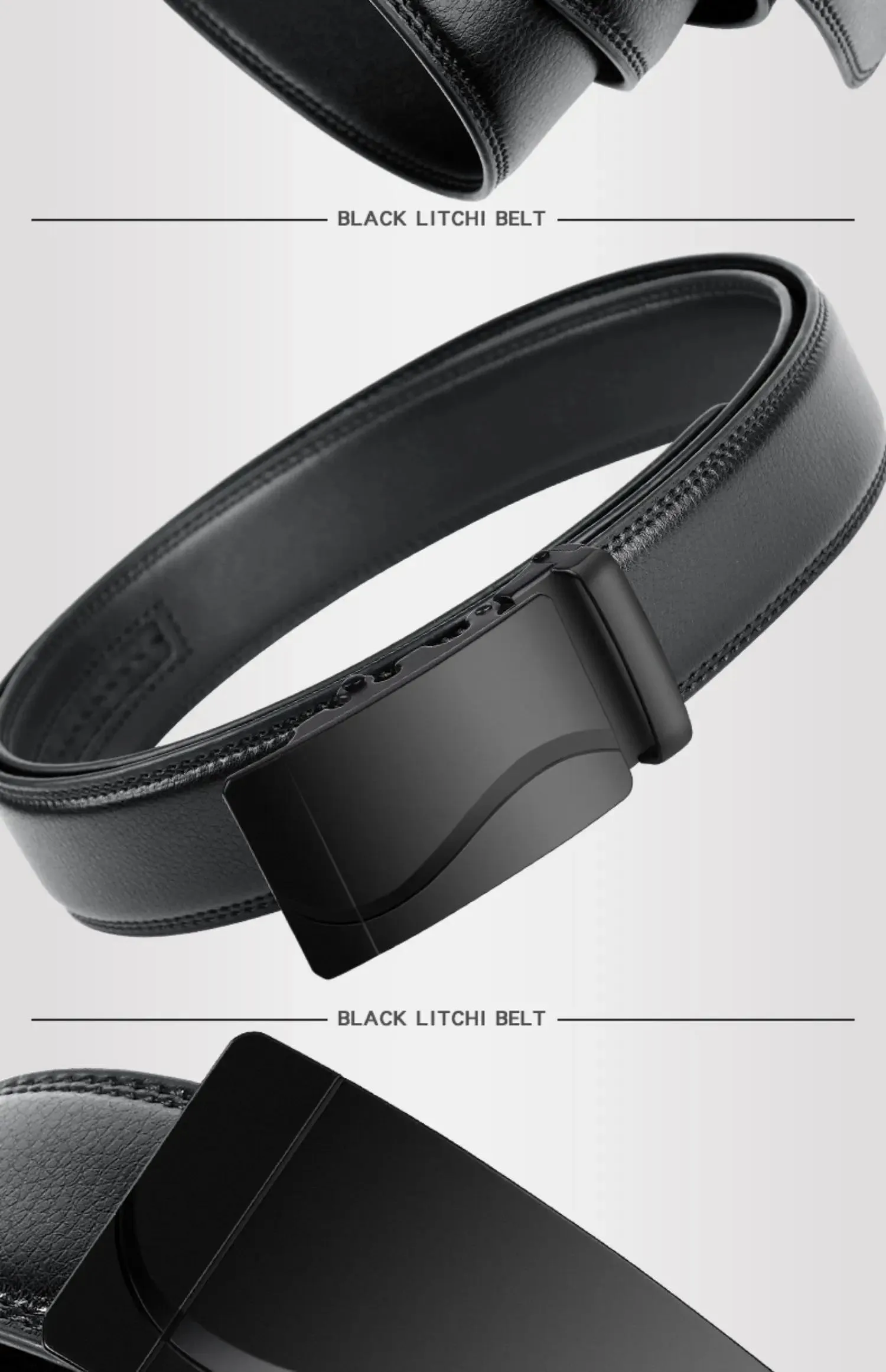 Men Belt Leather Belt Metal Alloy Automatic Buckle Brand Luxury Design Waist Belts for Men Strap Male