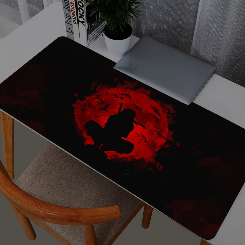 Naruto Itachi Uchiha Mouse Pads Gamer PC Computer Large 900x400 XXL Desk Mat Keyboard Anime Gaming Accessories Mousepad Carpet