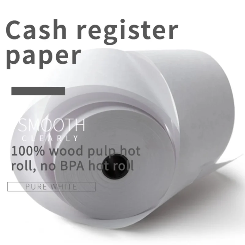 Thermal Paper 57x30mm POS Printer Blue Font 10 Rolls Mini Mobile Bluetooth Cash Register Roll Paper Bill Receipt Printing