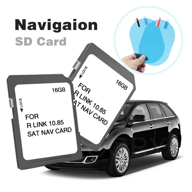 R Link Carte Sd 16 Go Gps Navigation Satellite, Pour Voiture Renault, Europe, Nouveauté 10.85