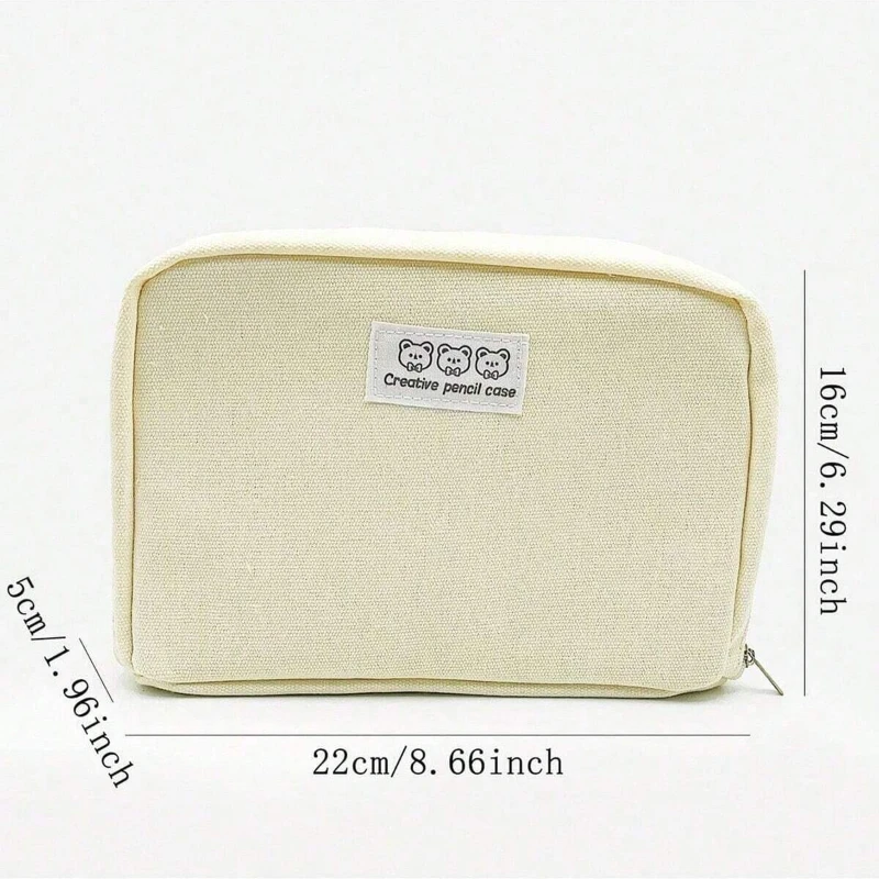 Large Capacity Pencil Case Kawaii Pencil Boxes For Girls Cute Korean Stationery School Supplies Pen Pouch Organizer