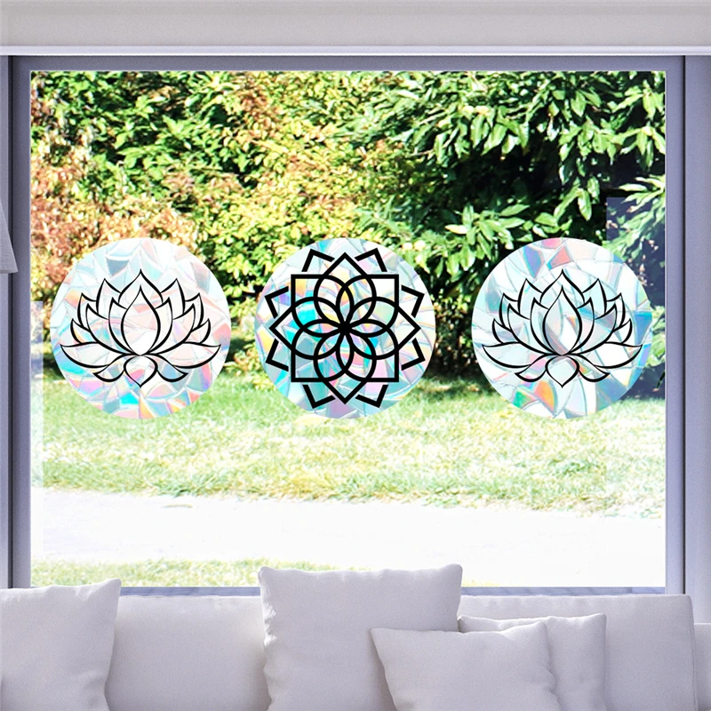 Sun Catcher Wall Stickers Rainbow Window Sticker Bedroom Decoration Window Decal For Home Decor