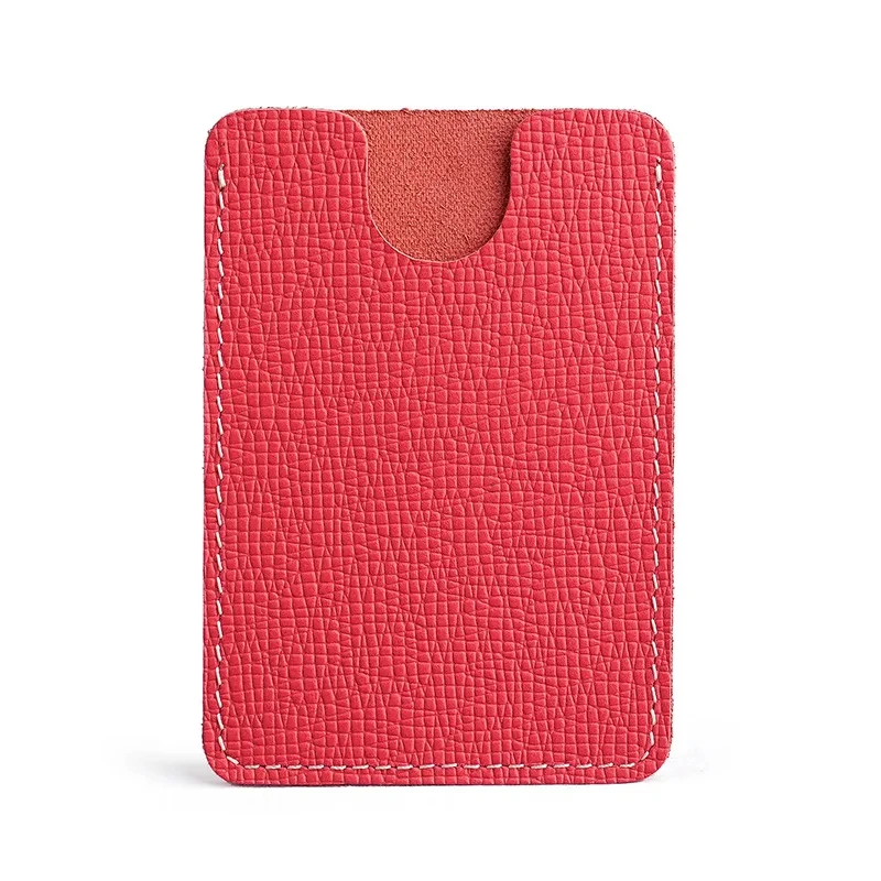 Sleek Ultra-Thin Full-Grain Leather Card Holder Wallet