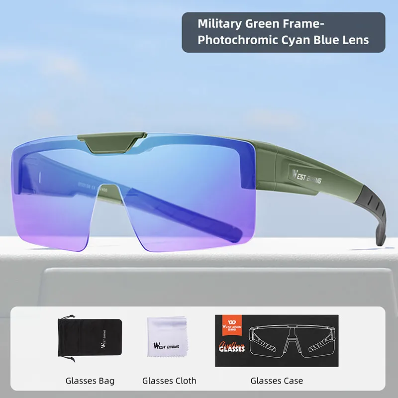 Enhanced Outdoor Sports Sunglasses with Polarized Flip Lens and UV Protection