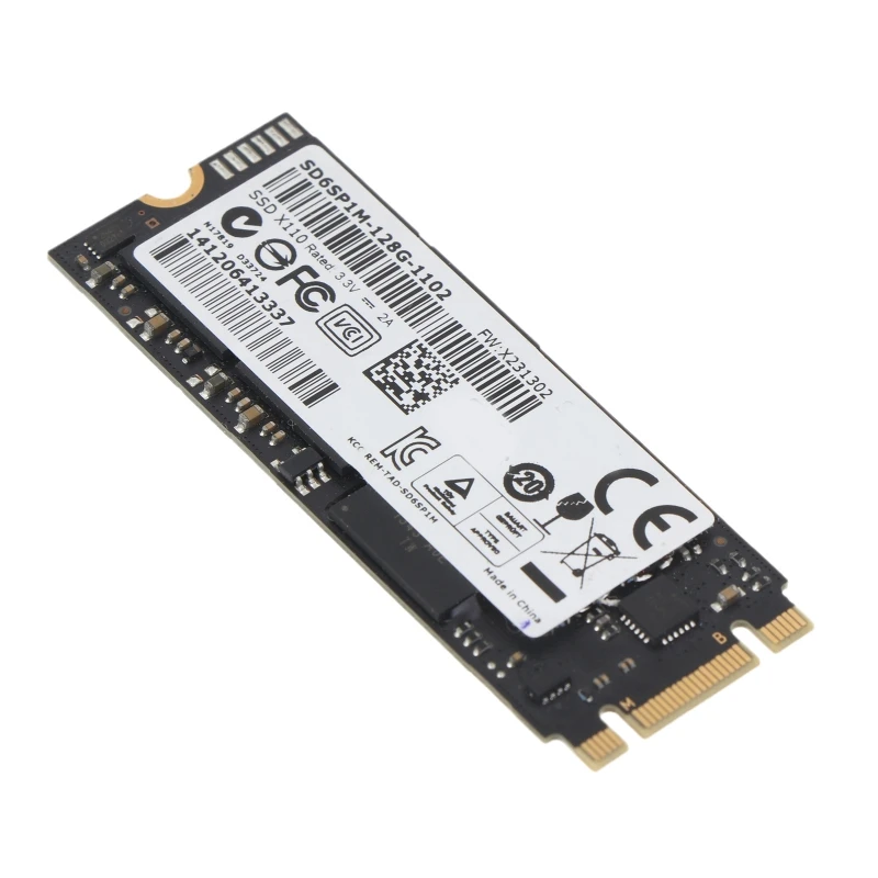 SSD Storage For M.2 NGFF SSD X110 SD6SP1M M2 128GB Solid State Hard Disk Drives for Desktop Computer X110 Series Formated Work Used
