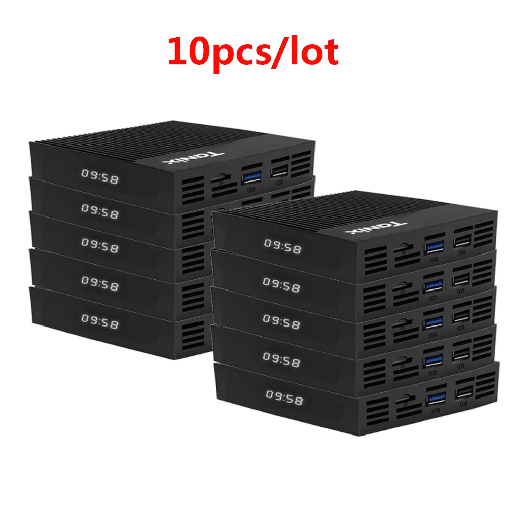 

10pcs/lot Wholesale Tanix X4 Smart TV Box Android 4K HD Amlogic S905X4 32G 64G 2.4G 5G Dual Wifi 100M Media Players TV Receiver