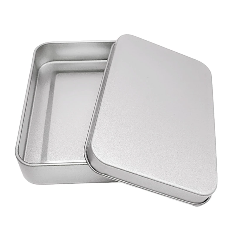 Rectangle Metal Card Box Playing Cards Container Jewelry Storage Case Packing Poker Game Empty Poker Cards Storage Box card storage box