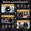 LIGE 2025 Smart Watch Men Outdoor Bluetooth Call Health Monitor Sports Fitness Steel Smartwatch LED Flashlight For IOS Android 5