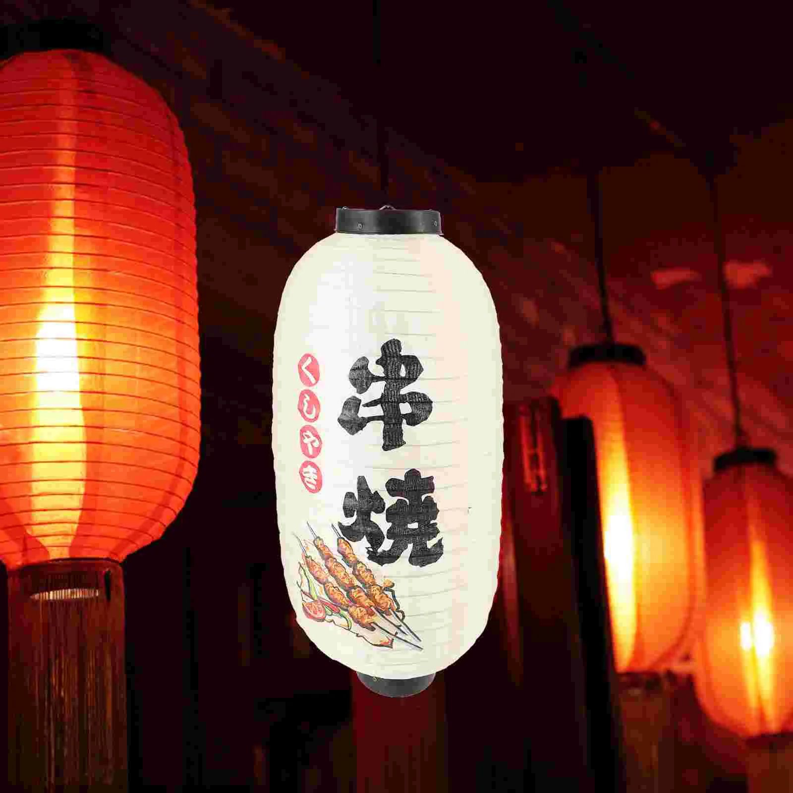 цена Japanese Lantern Traditional Hanging Lantern Asian Lantern Sushi Restaurant Door Lantern Traditional Lampshade