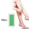 40Pcs Hair Removal Wax Strips Depilatory Epilator Waxing Wipe Sticker Waxing Paper for Bikini Facial Armpit Leg Women and Men 2