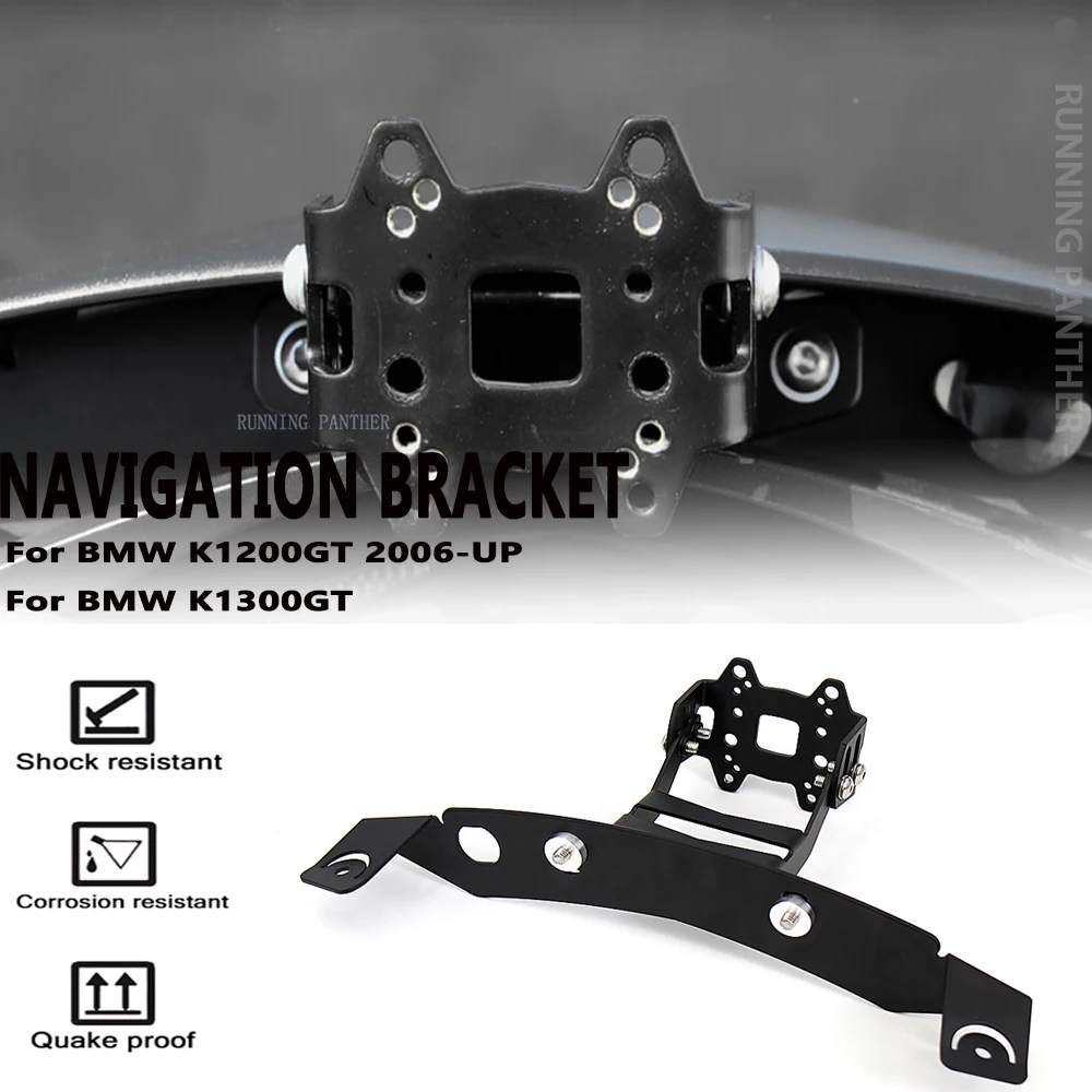 Motorcycle Adjustable Angle Stand Holder Phone Mobile Phone Gps Navigation Plate Bracket For Bmw K1200Gt K1300Gt K 1200 1300 Gt