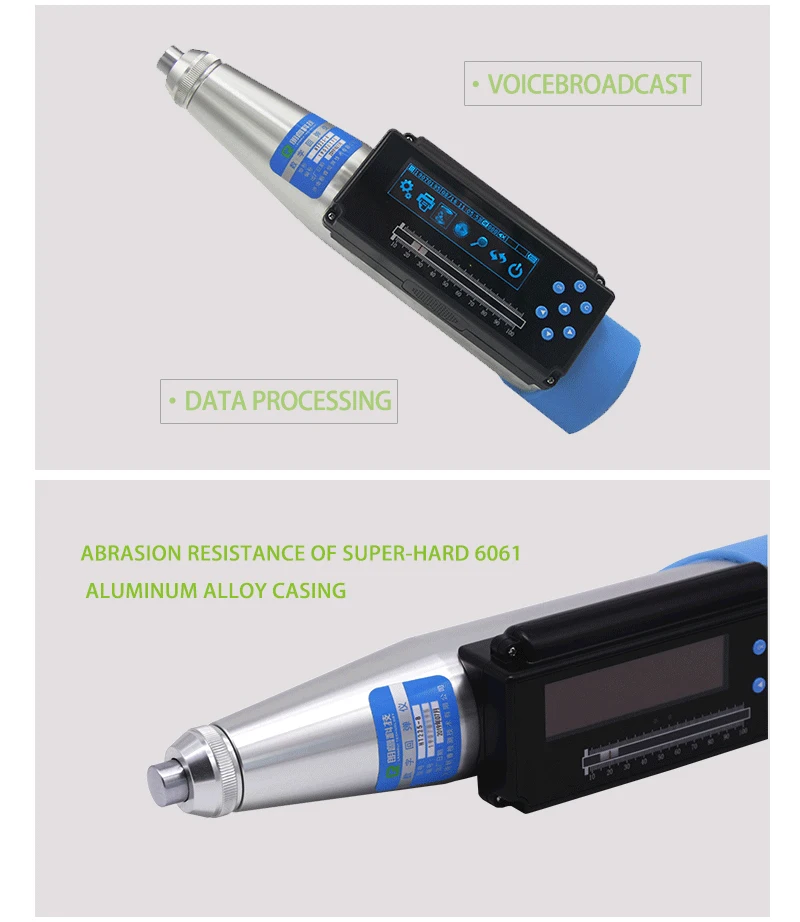 RH225-B Digital Concrete Test Hammer for Concrete Strength Testing