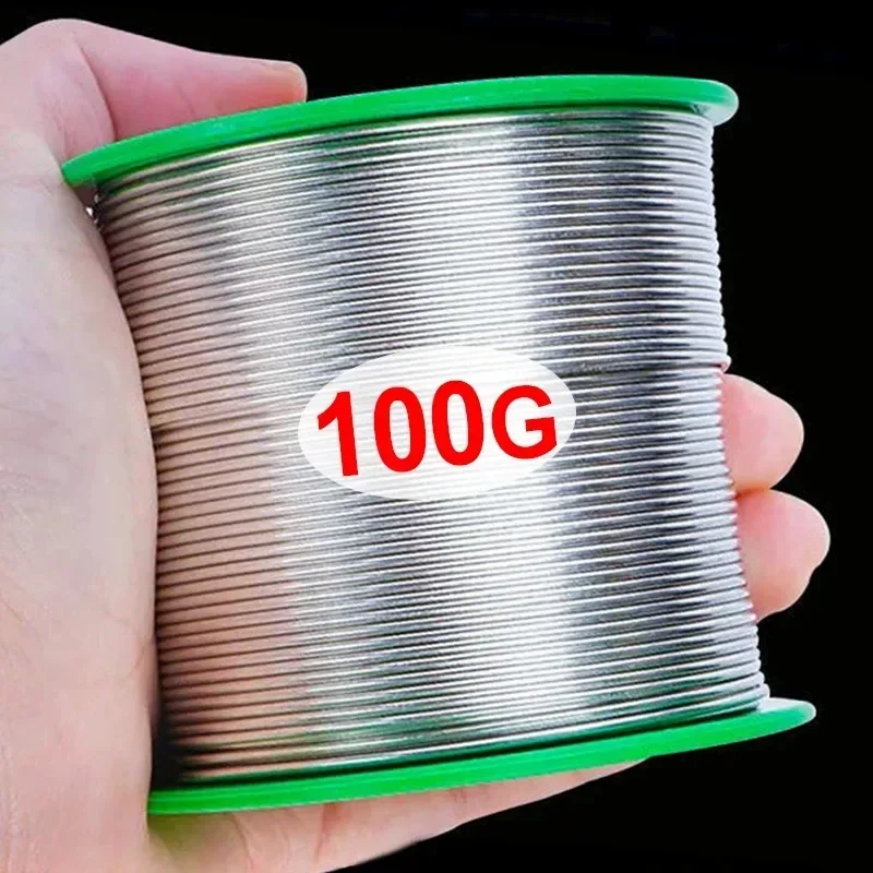 

20/100g Low Temperature Easy Melt Solder Wire Universal Silver Welding Rod Cored Weld Wire No Need Solder Powder Soldering Rods