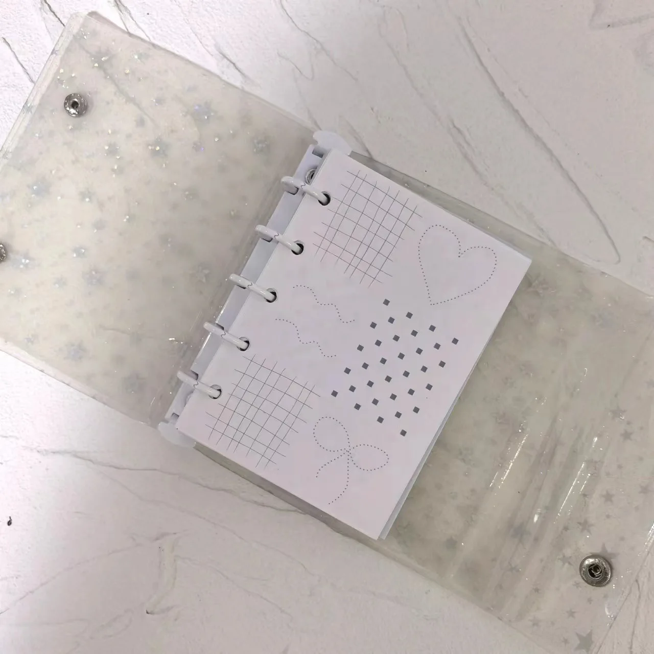 Рисунок 3 - M5 5 отверстий, Белая Прозрачная Обложка со звездами