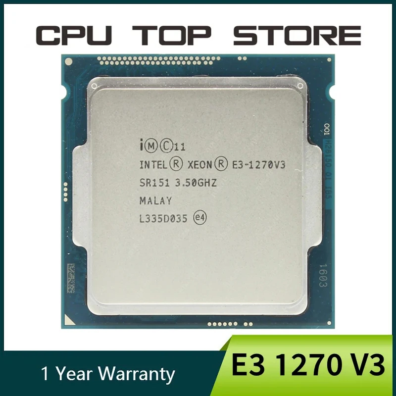 Intel Xeon E3-1270 V3 4 Núcleos 8 Hilos 3.5 Ghz 80 W | Meses sin interés