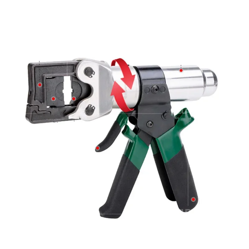 

HT-150 Manual Hydraulic Pressure Clamp Aluminum Alloy Mini Cable Hydraulic Crimping Tool Apply To Copper Wire 4-150 Mm² Crimp