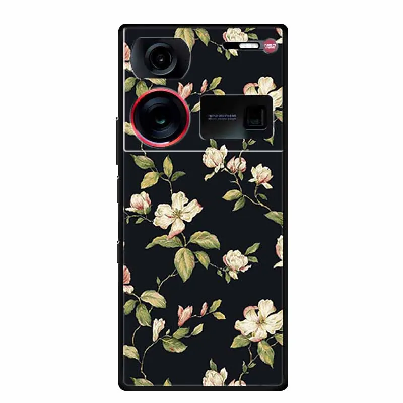 Sleek Black Silicone Soft Back Cover for Smartphones - 6.8 Coque