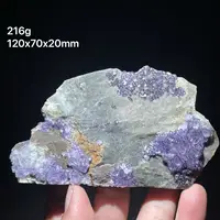 Fluorite naturelle 100% neuve, cluster de fluorite cubique violette du Guizhou, spécimen minéral, cluster de quartz cristallin, pierre de guérison, décoration pour la maison 4