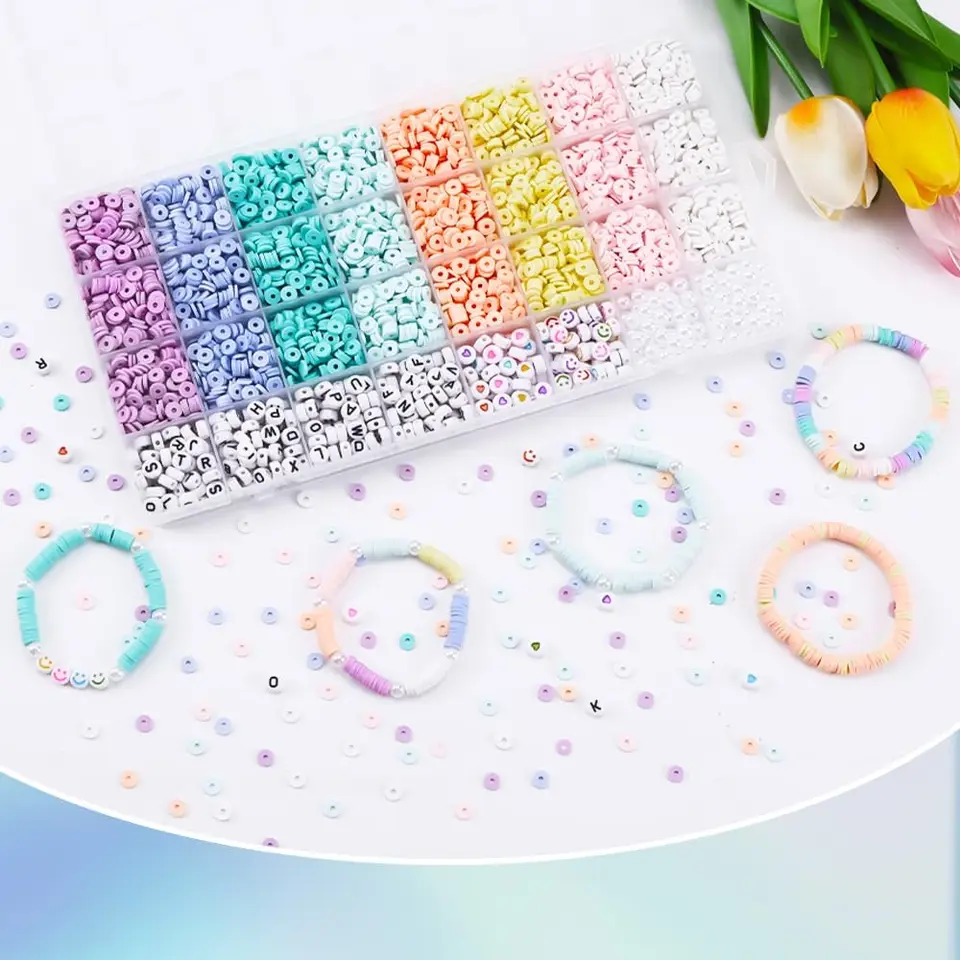 5300 Perline In Argilla Per La Creazione Di Braccialetti Estetico K