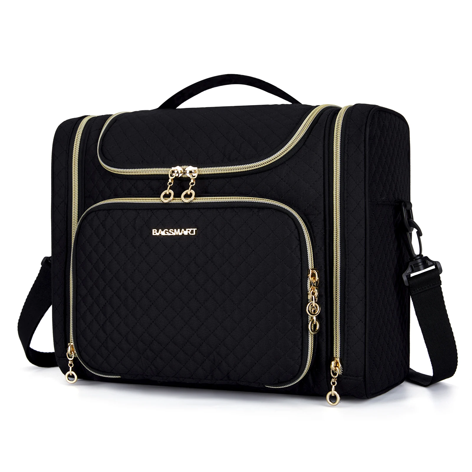 Interior layout with multiple compartments