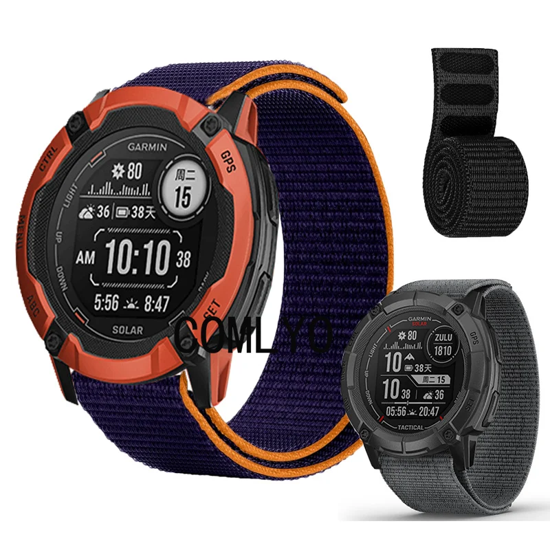 Cinturino Per Garmin Instinct 2X Solar Sports Tactical 2 2S Cinturino Cinturino In Nylon Gancio E Aspetto Cintura Morbida