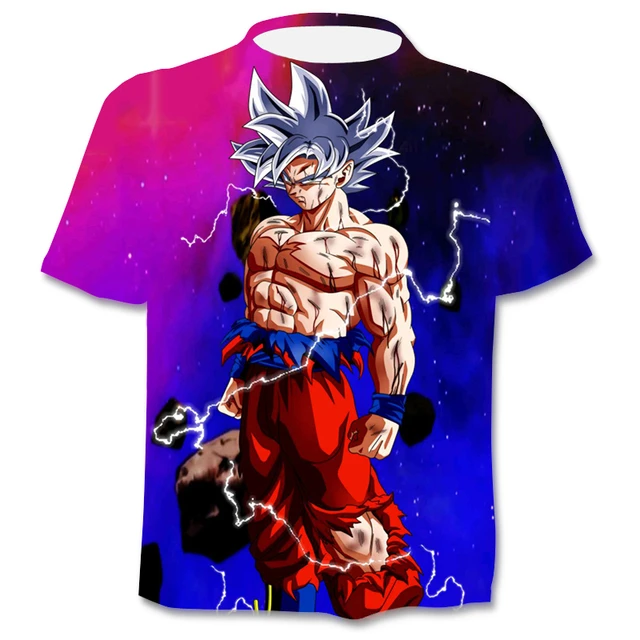 T Shirt Desenhos Animados Anime Japonês Bebê Crianças Meninos Meninas  Crianças de Manga Curta Verão Crianças Roupas Dragon Ball Z Imprimir T  shirt - AliExpress