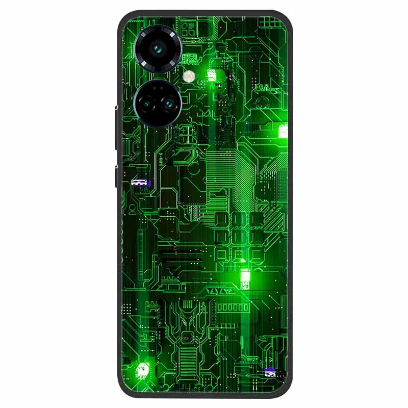 Sleek Black Silicone Bumper Phone Case - Premium TPU Coque