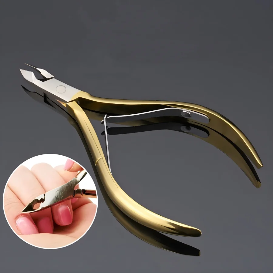 Description Picture 3 of item1PC Nail Cuticle Nipper Scissors Stainless Steel Manicure Clipper Dead Skin Remover Pedicure Eagle Beak Pliers