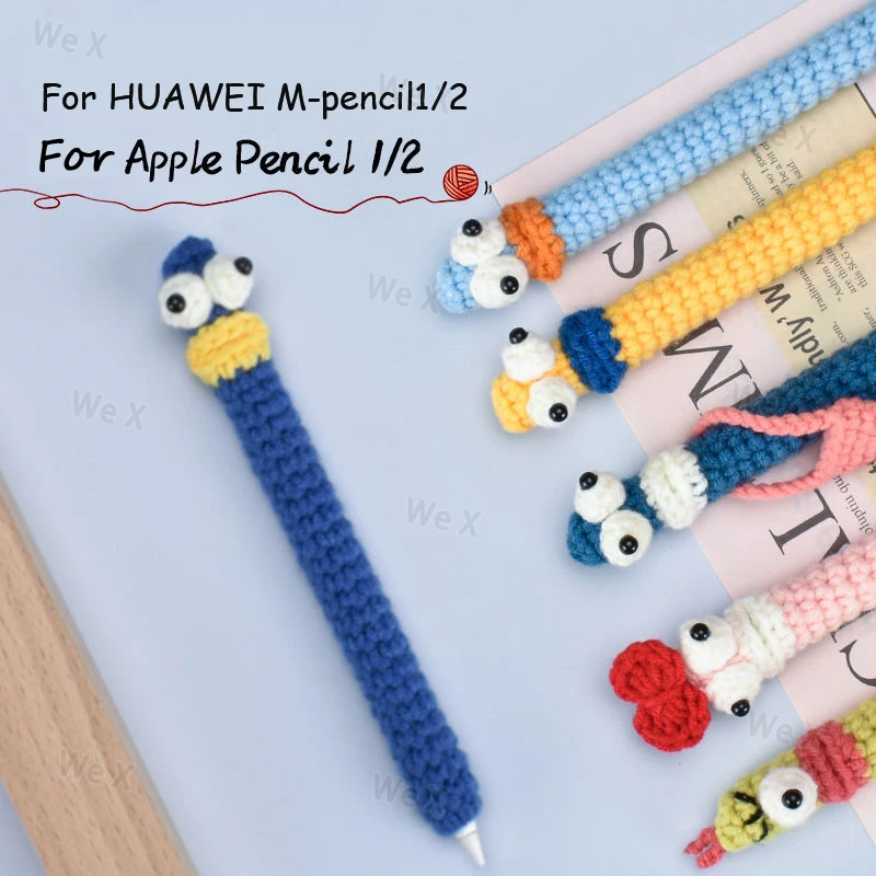 Cover Per Penna In Maglia Di Lana Disney Per Apple Pencil Custodia Da 1 2 Gen Custodia Per Tablet Touch Pen Stilo Per Huawei Pencil 1A/2A Penna Capaci