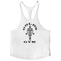 Coton Muscle musculation Fitness gilet à bretelles sport hommes coton vêtements de sport amples gilet mince vêtements de Fitness musculaire 4