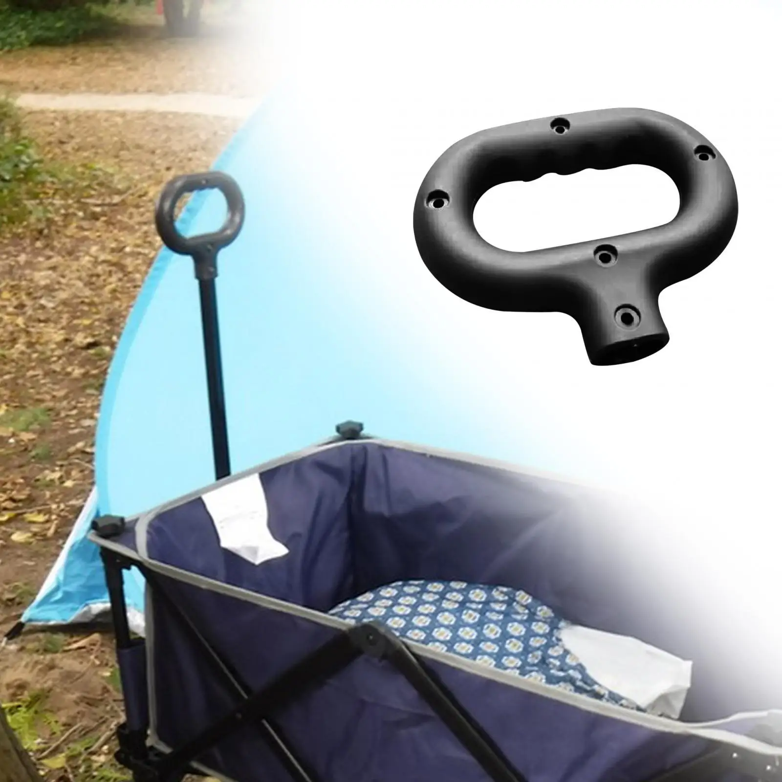 Wagon Cart Push Handle Replacement Portable Trolley Handle for Camping Wagon Outdoor Beach Shopping Cart Collapsible wagon cart handle