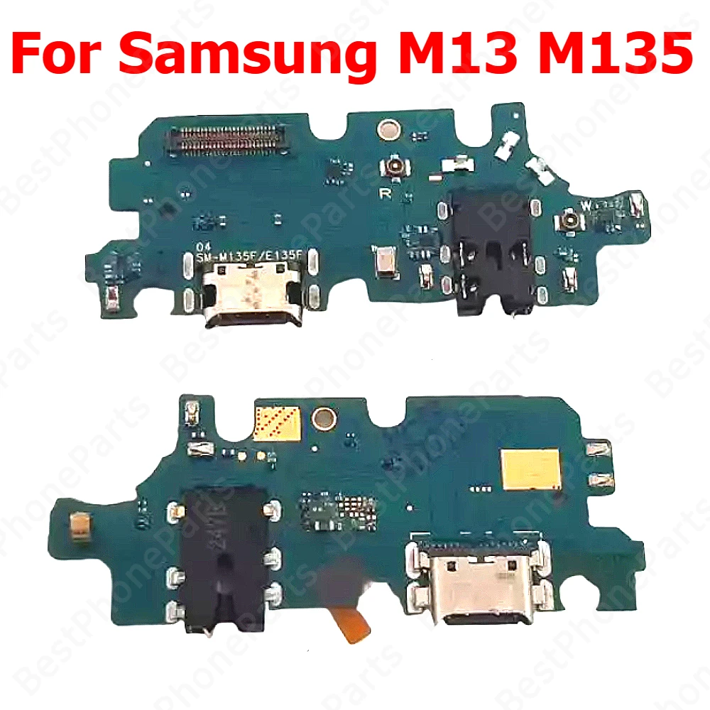 Enhanced Charging Port Flex Connector Replacement Board with USB Connector and Ribbon Socket