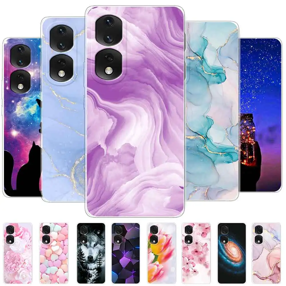 Per Honor 90 Pro Case Honor 90 Cover Marble Silicone Trasparente Soft Tpu Per Honor 90 Fundas Honor90 Lite Coque Shell Bumper