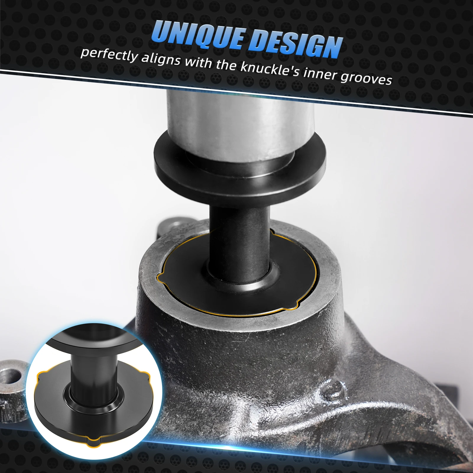 Radlager-Montage- und Demontagewerkzeug für Polaris RZR XP Turbo 44 mm, passend für Polaris RZR XP 1000 EPS 2014-2021 Turbo S 2018-2021 UTV – Detail 3