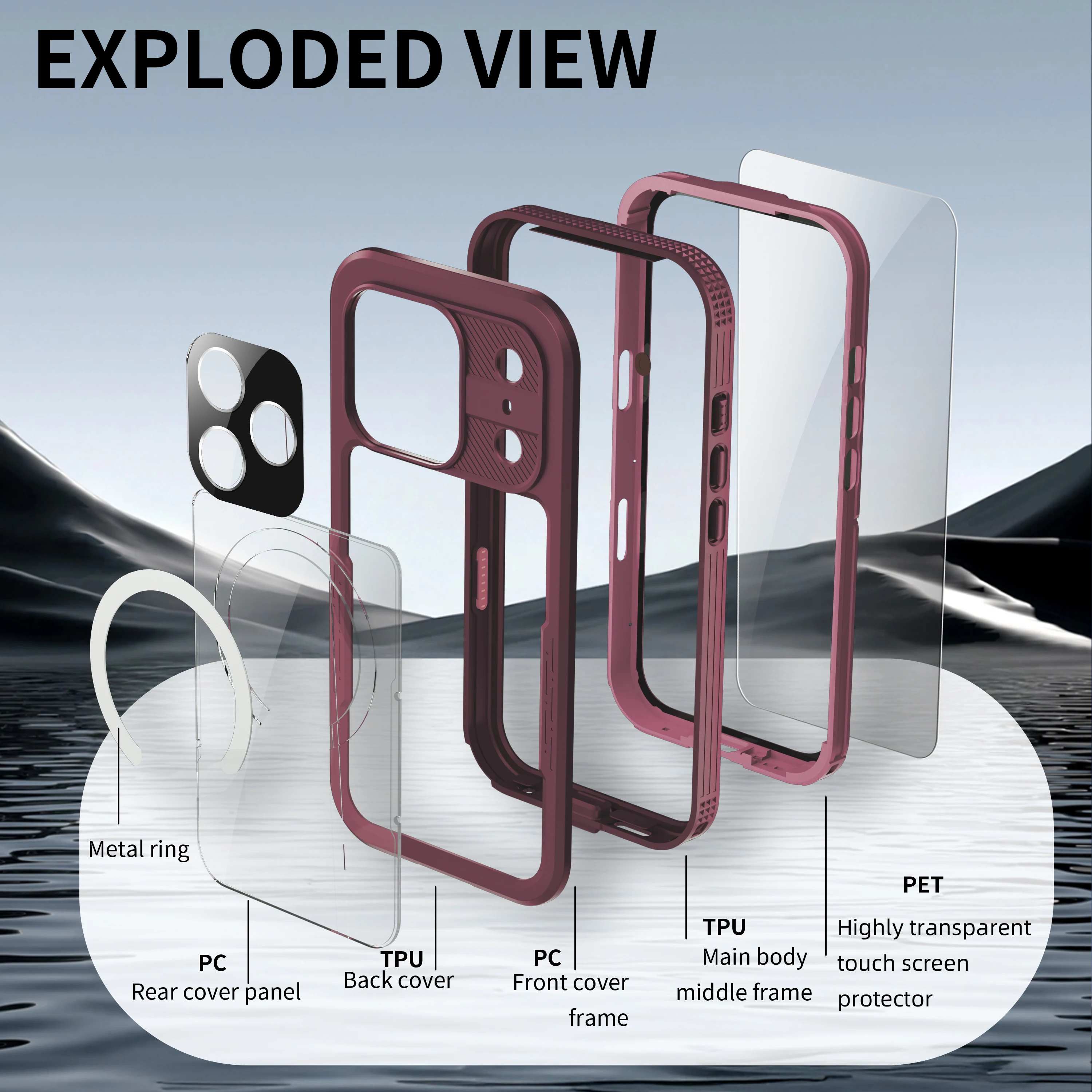 Ultimate Shockproof and Dustproof IP68 Waterproof Phone Case – Durable Protection