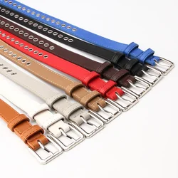 Metal Whole Eye Women's Without Punching Versatile Fashion Hollow Decorative Belt All-match