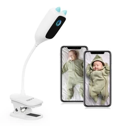 2K WiFi Indoor Baby Monitor with HD Cry Detection & Full-Color Night Vision (UK Plug)