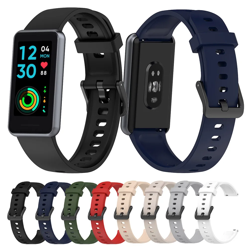 

Silicone Wrist Strap For Realme Band 2 Bracelet Wristband Watchband