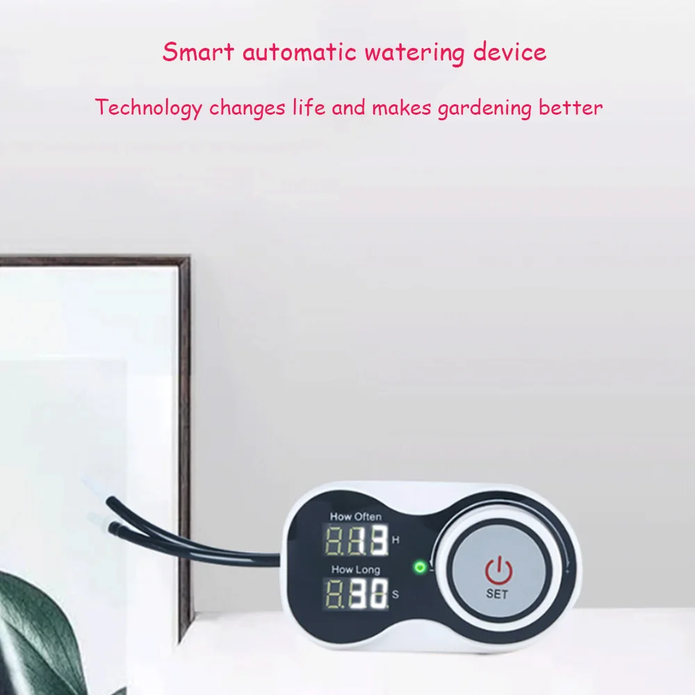 New Smart Drip System Automatic Timer Watering Device Garden Water Pump Controller for Potted Plant Flower