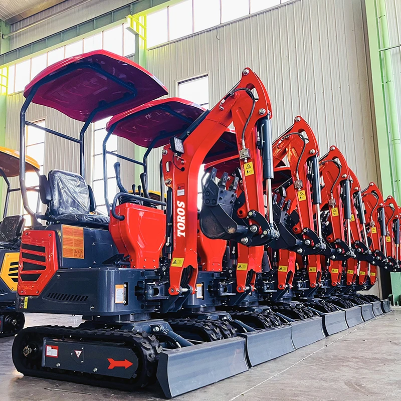 Factory Price 1.2 ton Mini Crawler Digger 1000 kg Small Excavator Chinese Manufacturer Mini Excavator Kubota Customizable Sale