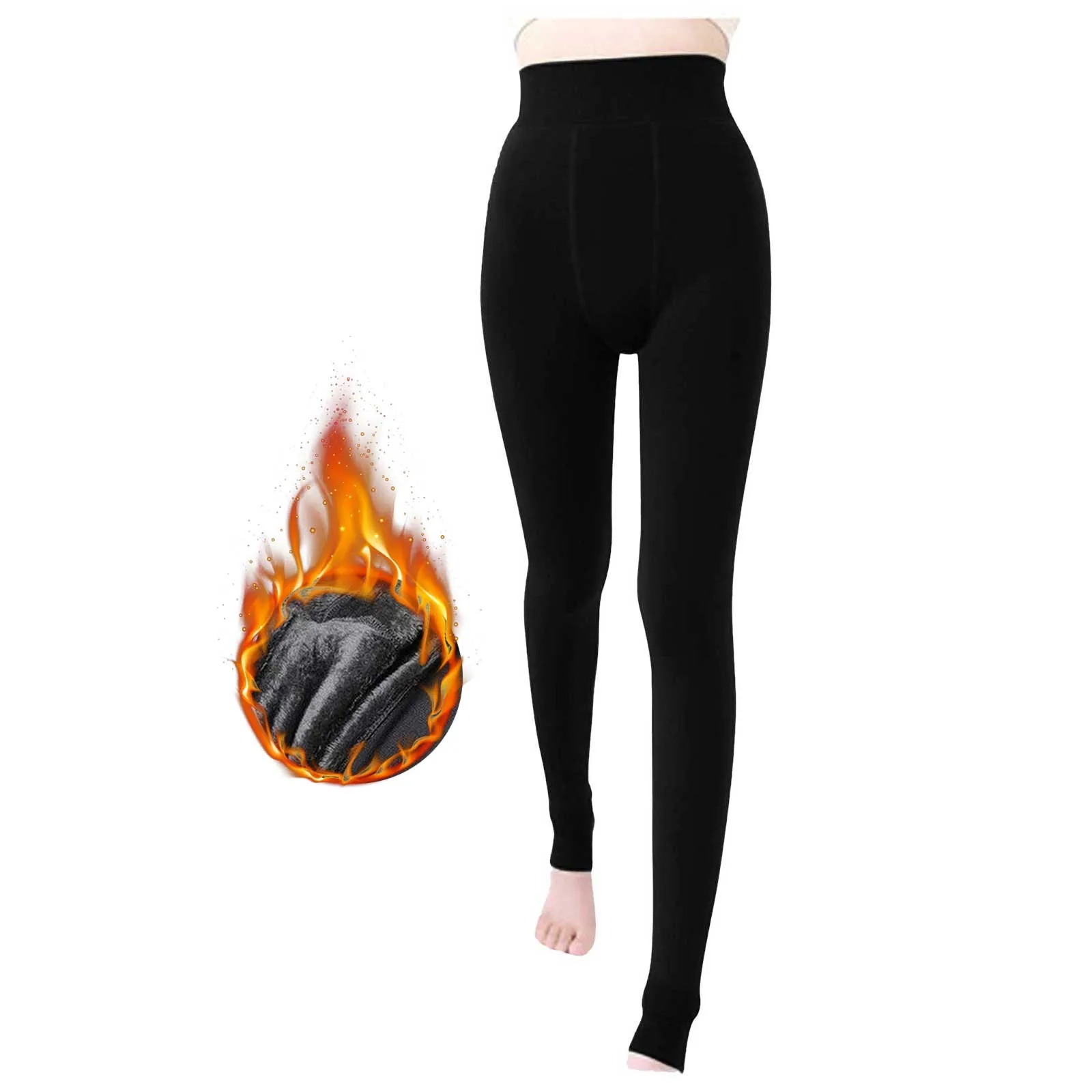 

Women Winter Leggings Women Warm High Waist Solid Color Velvet Thickened Leggings Stretchy Black Leggings одяг жіночий