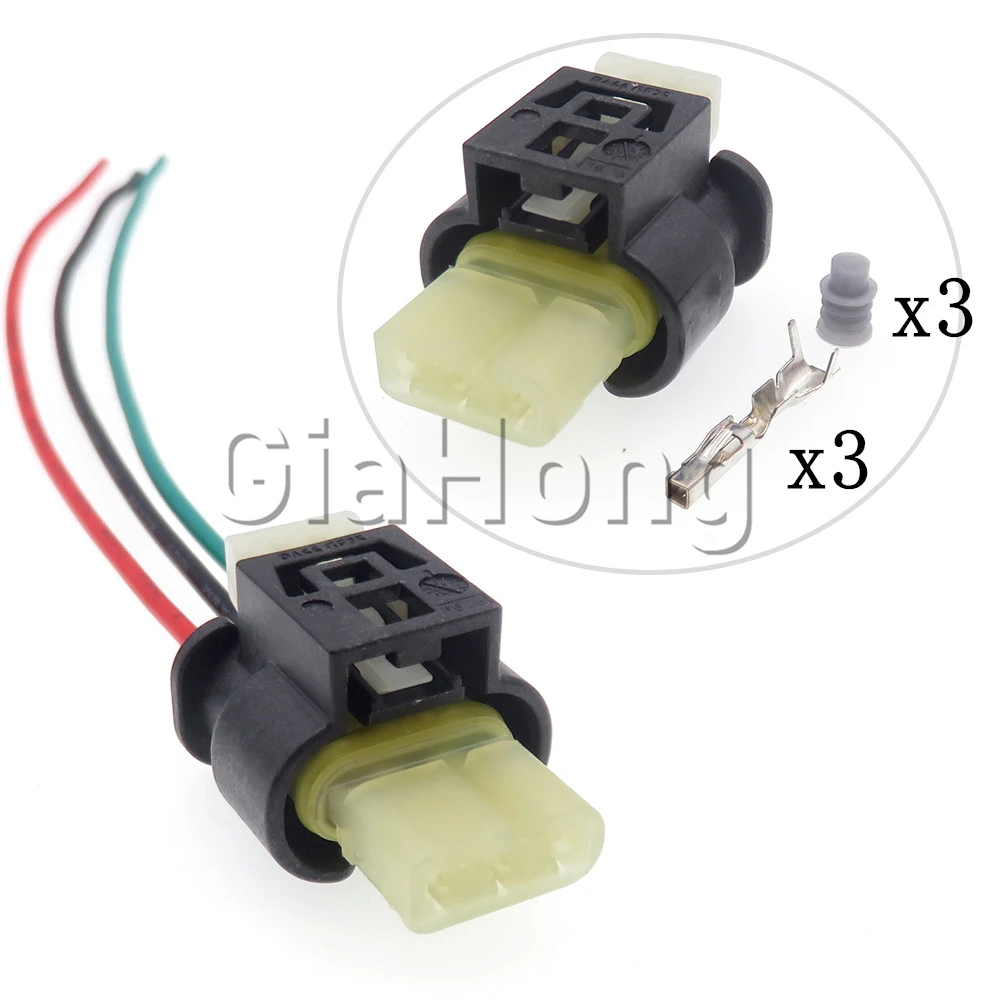 

1 Set 3 Ways Auto Plug 805-121-522 Car Electric AC Assembly Wire Waterproof Socket Electrical Connector