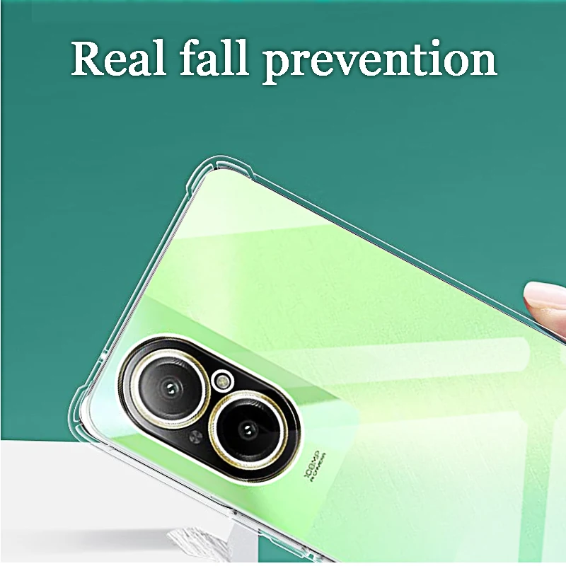 Transparent Anti-Scratch TPU Phone Protector Case - Safety Back Cover