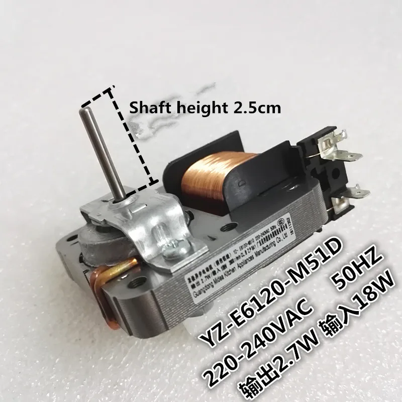 1pcs microwave oven fan cooling fan motor compatible model MDT-10CEF YZ-E6120-M51D YZ-E6120-W51D 220-240V 18W microwave oven spare parts